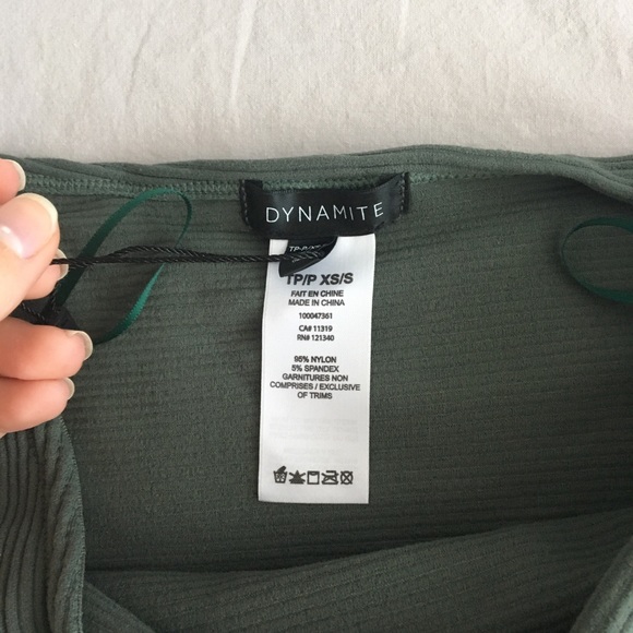 Olive tube top - Picture 4 of 4